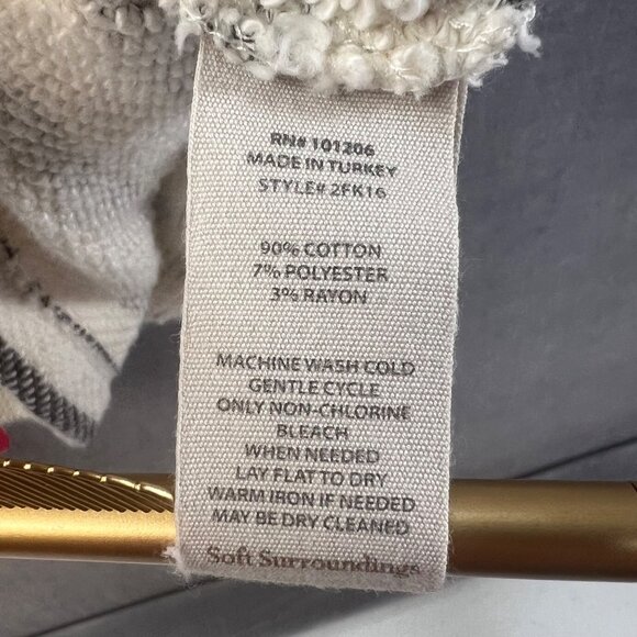 Soft Surroundings Women's Asya Top Striped Knit Sweater Front Pockets Size Small - Picture 7 of 7